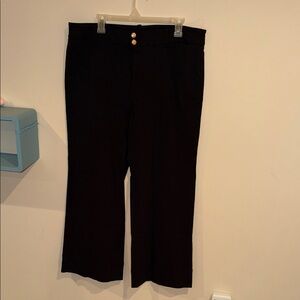 Chico's Black Wide-Leg Pants